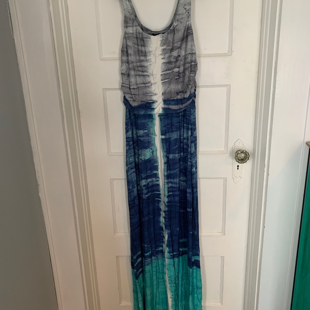 Venus swimwear tie dye maxi dress